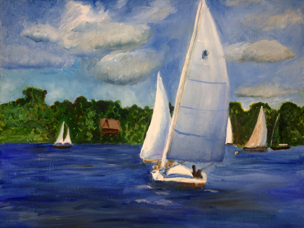 Regata on Lake Memphremagog